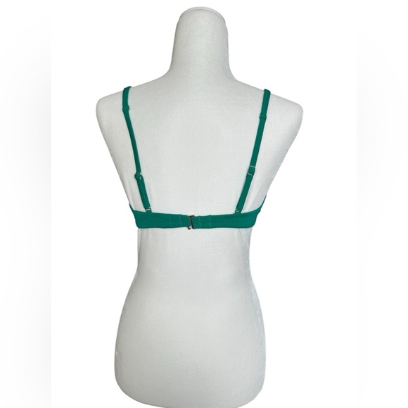 Emerald Green Women's Bikini Top - Picture 2 of 3